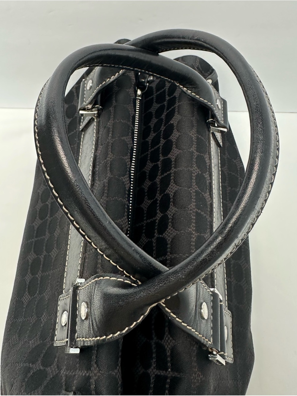 kate spade Black Shoulder Bag with Subtle Jacquard Pattern - Picture 10 of 16